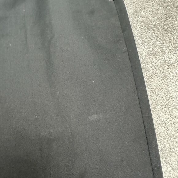 Express Photographer Wool Blend Dress Pants Men 32x32 Black Straight Leg Stretch - Picture 5 of 15